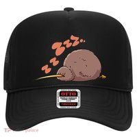 Kiwi Bird Sleeping Tired Pajama Graphic Hat thumb 0