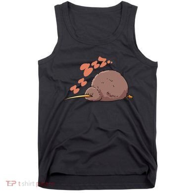 Kiwi Bird Sleeping Tired Pajama Graphic Tank Top