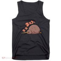 Kiwi Bird Sleeping Tired Pajama Graphic Tank Top thumb 0