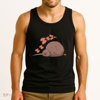 Kiwi Bird Sleeping Tired Pajama Graphic Tank Top thumb 3