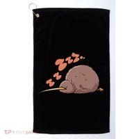Kiwi Bird Sleeping Tired Pajama Graphic Golf Towel thumb 0