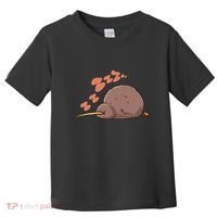 Kiwi Bird Sleeping Tired Pajama Graphic Toddler T-Shirt thumb 0