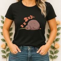 Kiwi Bird Sleeping Tired Pajama Graphic Women's T-Shirt thumb 2