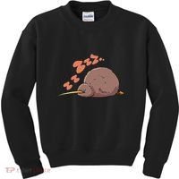 Kiwi Bird Sleeping Tired Pajama Graphic Kids Sweatshirt thumb 0