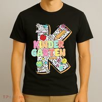 Kindergarten Back To School Teachers Students Kinder Crew T-Shirt thumb 3