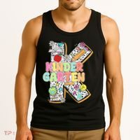 Kindergarten Back To School Teachers Students Kinder Crew Tank Top thumb 3