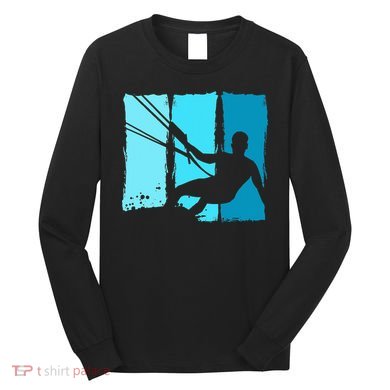 Kitesurf Board Trainer Kite Kiteboarding Kitesurfing Long Sleeve Shirt