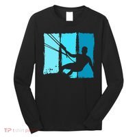 Kitesurf Board Trainer Kite Kiteboarding Kitesurfing Long Sleeve Shirt thumb 0