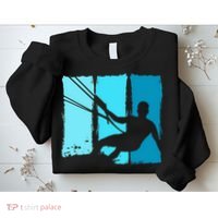 Kitesurf Board Trainer Kite Kiteboarding Kitesurfing Sweatshirt thumb 2