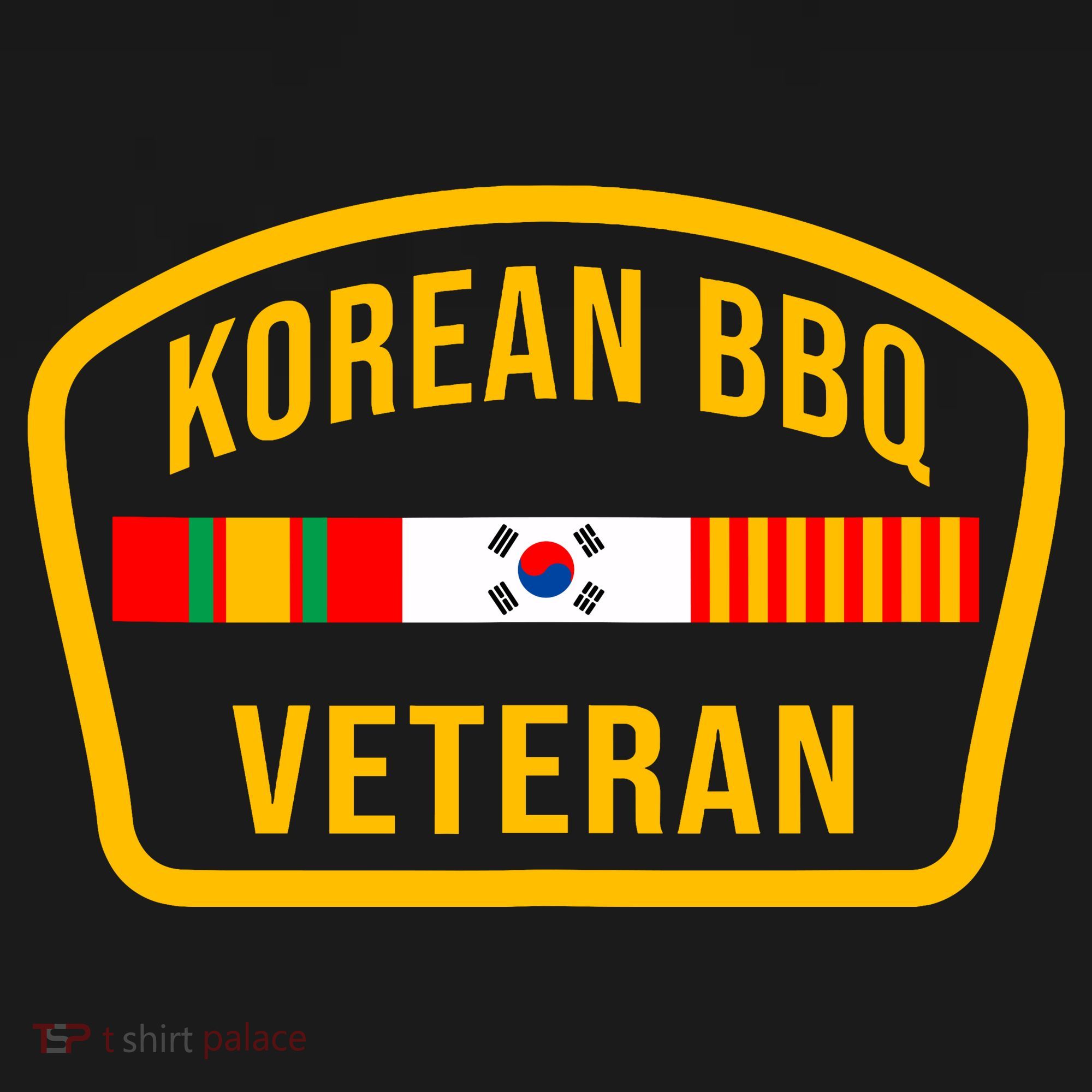 Korean Bbq Veteran Funny Food Lover Gym Cheat Day Military Bucket Hat