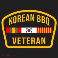 Korean Bbq Veteran Funny Food Lover Gym Cheat Day Military Beanie thumb 2
