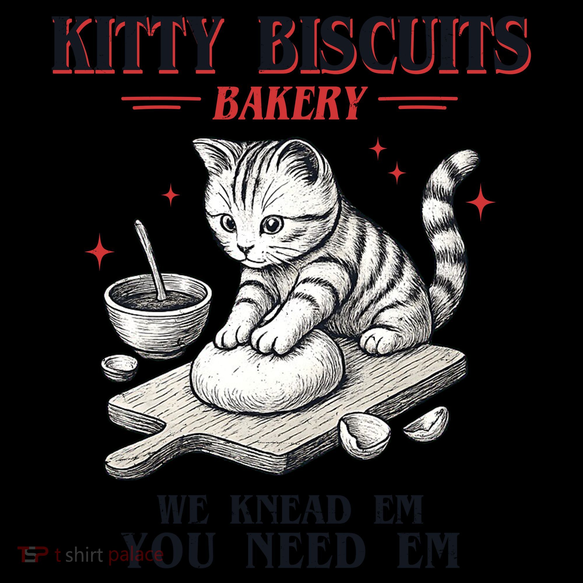 Kitty Biscuits We Knead Em You Need Em Cat Lover Baking Coffee Mug
