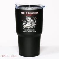 Kitty Biscuits We Knead Em You Need Em Cat Lover Baking Tumbler thumb 0