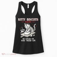 Kitty Biscuits We Knead Em You Need Em Cat Lover Baking Women's Tank Top thumb 0