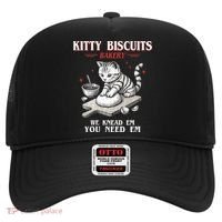 Kitty Biscuits We Knead Em You Need Em Cat Lover Baking Hat thumb 0