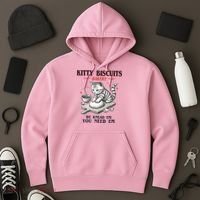 Kitty Biscuits We Knead Em You Need Em Cat Lover Baking Hoodie thumb 3