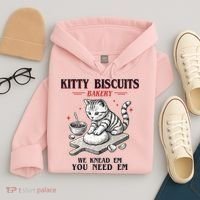 Kitty Biscuits We Knead Em You Need Em Cat Lover Baking Hoodie thumb 4