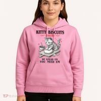Kitty Biscuits We Knead Em You Need Em Cat Lover Baking Hoodie thumb 5