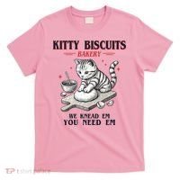 Kitty Biscuits We Knead Em You Need Em Cat Lover Baking T-Shirt thumb 0