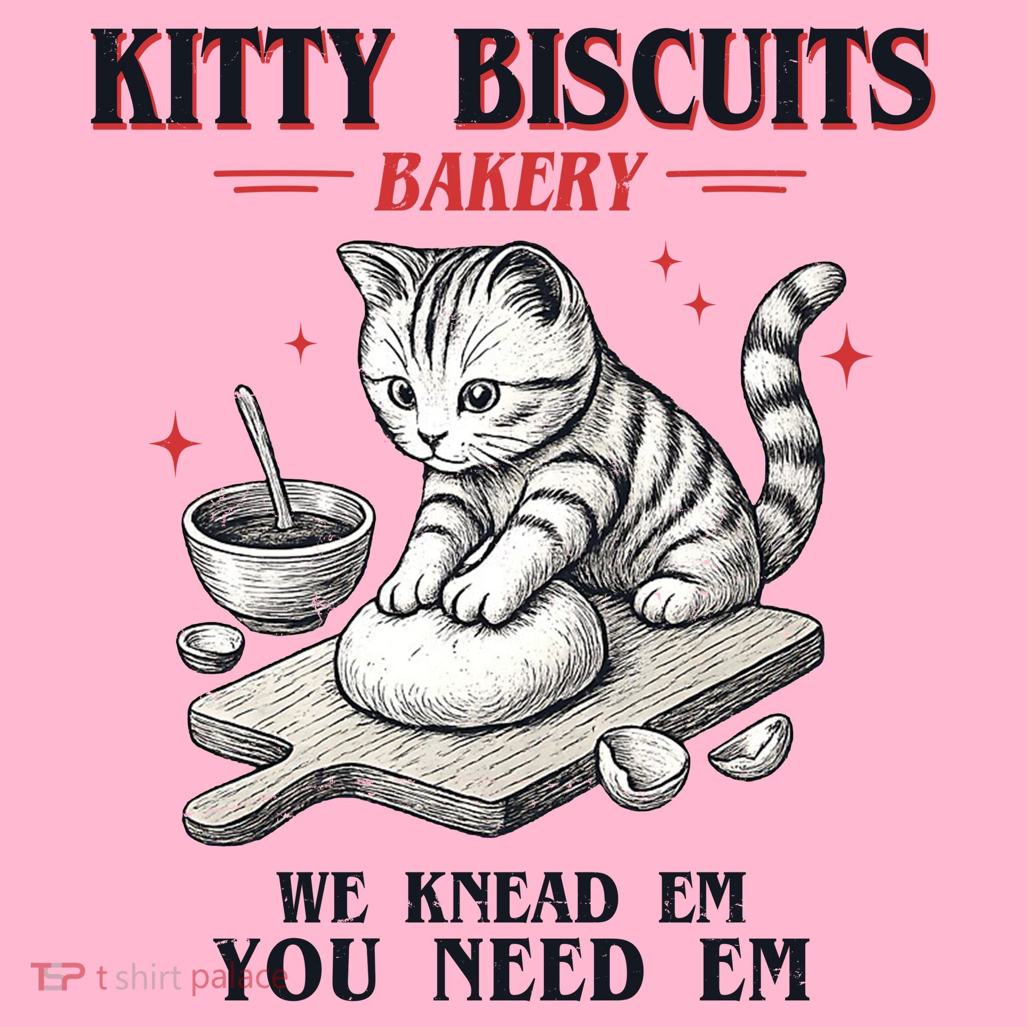 Kitty Biscuits We Knead Em You Need Em Cat Lover Baking Toddler Hoodie