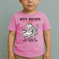 Kitty Biscuits We Knead Em You Need Em Cat Lover Baking Toddler T-Shirt thumb 2