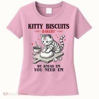 Kitty Biscuits We Knead Em You Need Em Cat Lover Baking Women's T-Shirt thumb 0