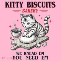 Kitty Biscuits We Knead Em You Need Em Cat Lover Baking Kids Hoodie thumb 5
