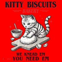 Kitty Biscuits We Knead Em You Need Em Cat Lover Baking Santa Hat thumb 1