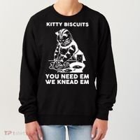 Kitty Biscuits You Need Em We Knead Em Funny Cat Women's Sweatshirt thumb 0