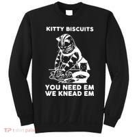 Kitty Biscuits You Need Em We Knead Em Funny Cat Sweatshirt thumb 0