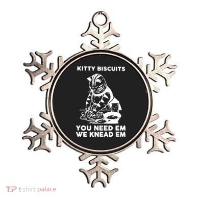 Kitty Biscuits You Need Em We Knead Em Funny Cat Ornament