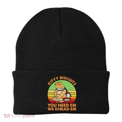 Kitty Biscuits You Need Em We Knead Em Vintage Beanie