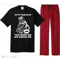 Kitty Biscuits You Need Em We Knead Em Funny Cat Apparel Pajama Set thumb 0