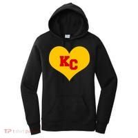 KC Football Heart Kansas City Fan Women's Hoodie thumb 0