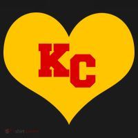 KC Football Heart Kansas City Fan Women's Hoodie thumb 2
