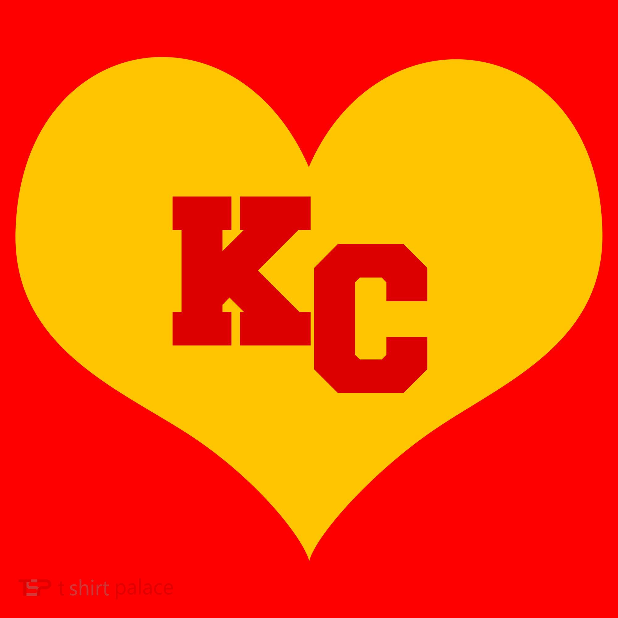 KC Football Heart Kansas City Fan Women's Tank Top