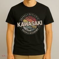 Kawasaki City 90s Retro Japan Aesthetics 80s Kawasaki T-Shirt thumb 3