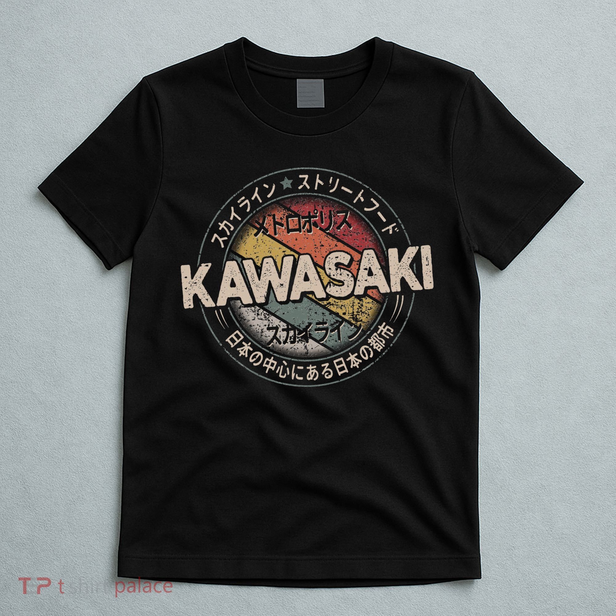 Kawasaki City 90s Retro Japan Aesthetics 80s Kawasaki T-Shirt
