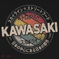 Kawasaki City 90s Retro Japan Aesthetics 80s Kawasaki Women's Hoodie thumb 2