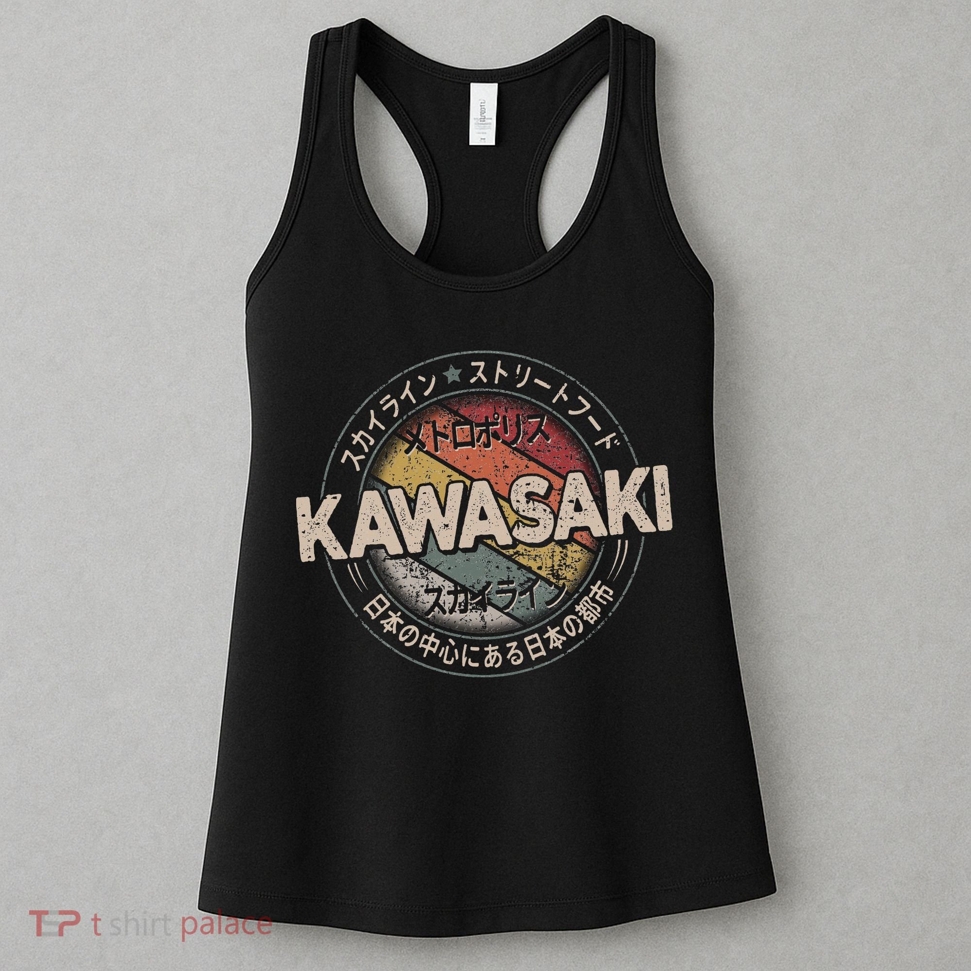Kawasaki City 90s Retro Japan Aesthetics 80s Kawasaki Women's Tank Top