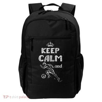 Keep Calm And Play Soccer Backpack