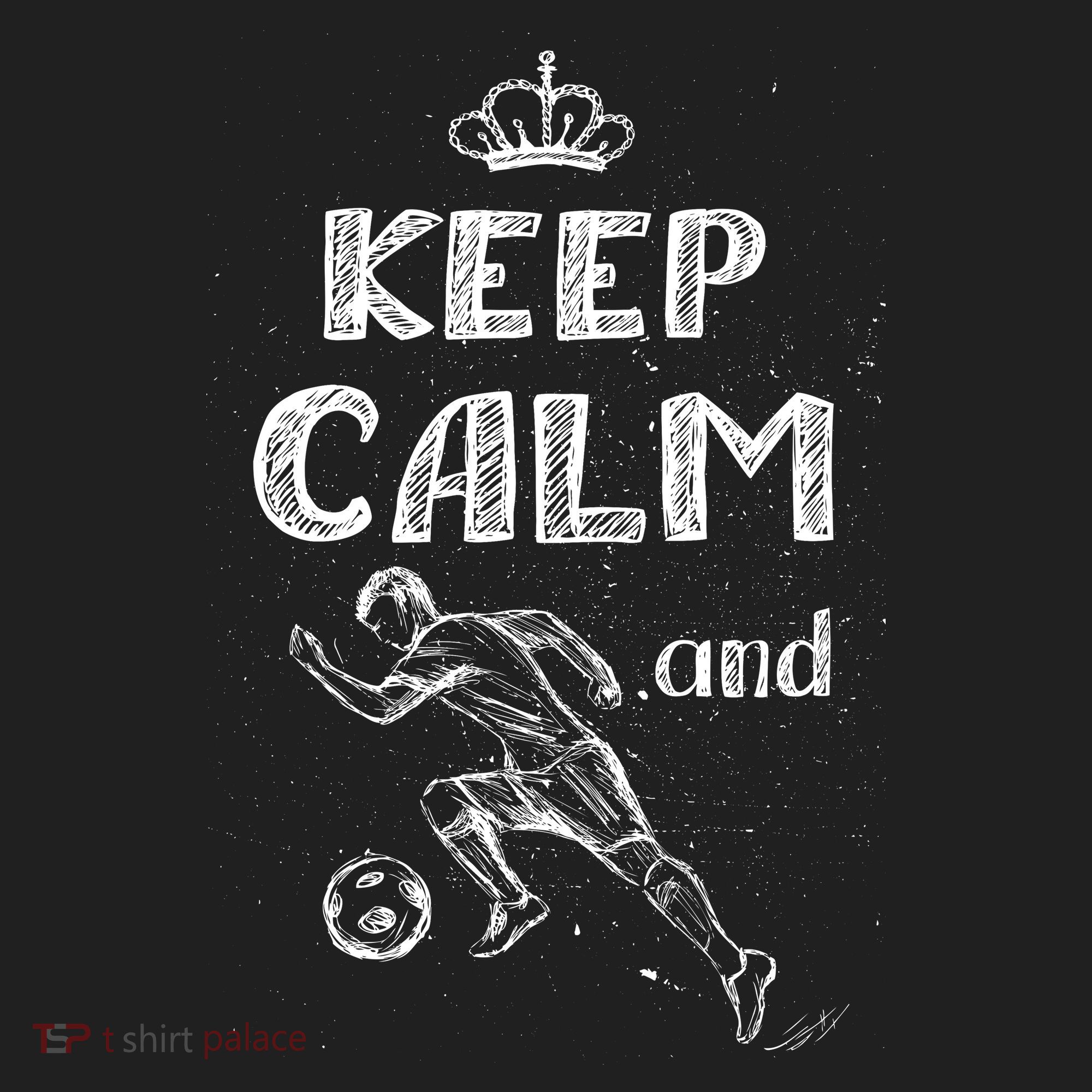 Keep Calm And Play Soccer Beanie