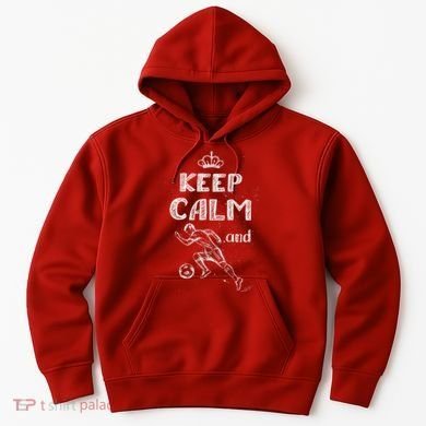Keep Calm And Play Soccer Hoodie