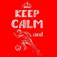 Keep Calm And Play Soccer Coaster thumb 2