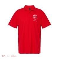 Keep Calm And Play Soccer Polo thumb 0