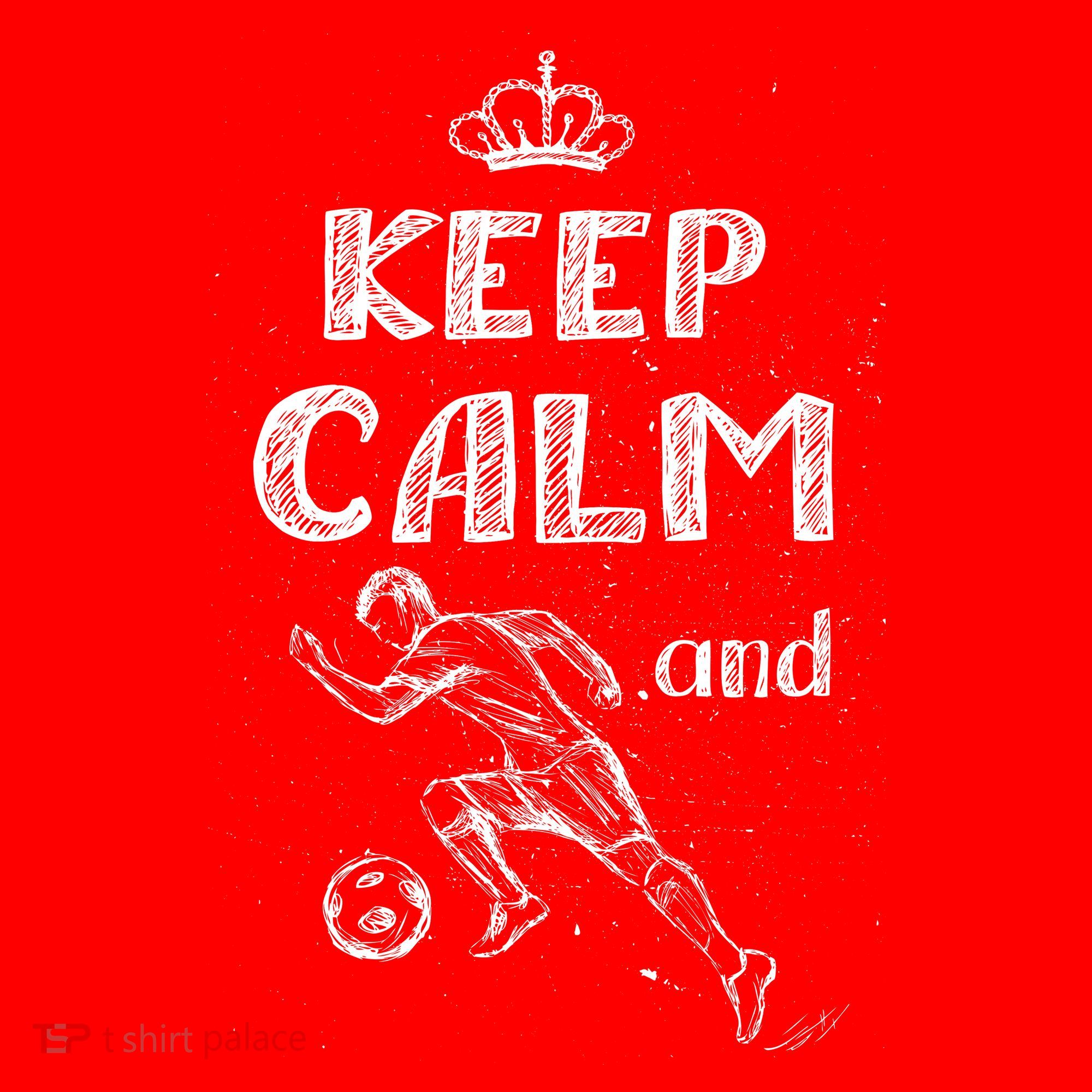 Keep Calm And Play Soccer Polo