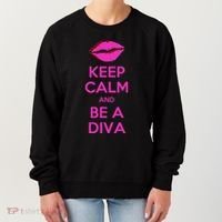 Keep Calm And Be A Diva Women's Sweatshirt thumb 0