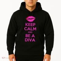 Keep Calm And Be A Diva Hoodie thumb 2