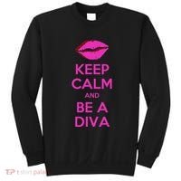 Keep Calm And Be A Diva Sweatshirt thumb 0