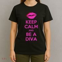 Keep Calm And Be A Diva T-Shirt thumb 4
